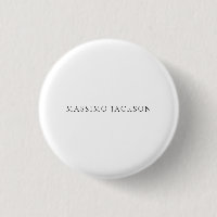 Name Minimalist Modern Plain Simple Black White
