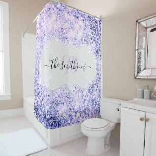 royal purple shower curtain