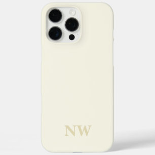 name monogram classic minimalist iPhone 16 pro max case