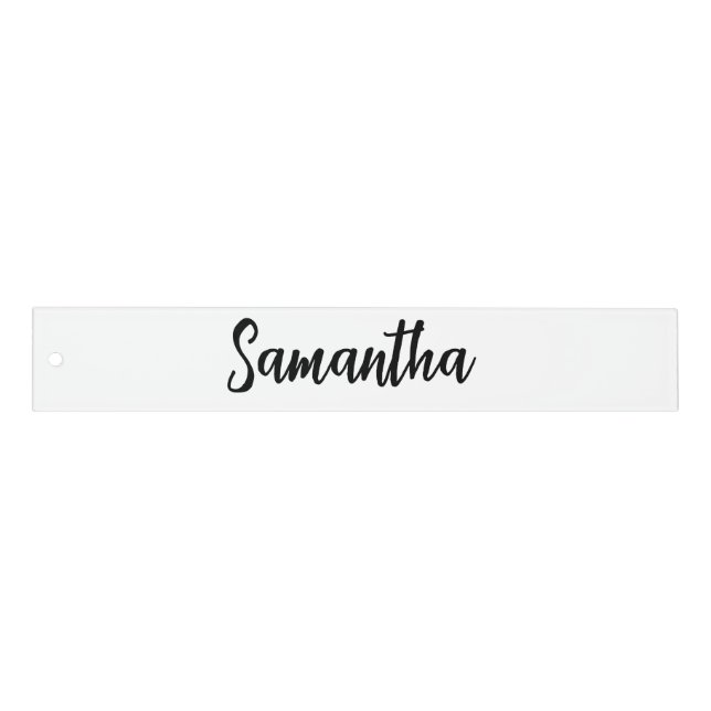 Name  Monogram Custom Minimalistic Ruler (Front)