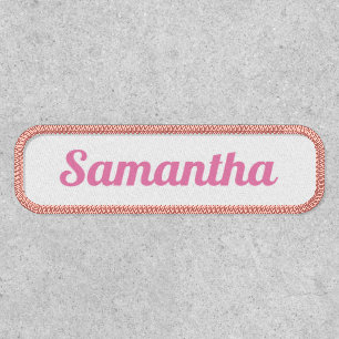 Name Monogram Custom Patch