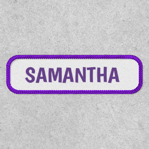 Name Monogram Custom Patch