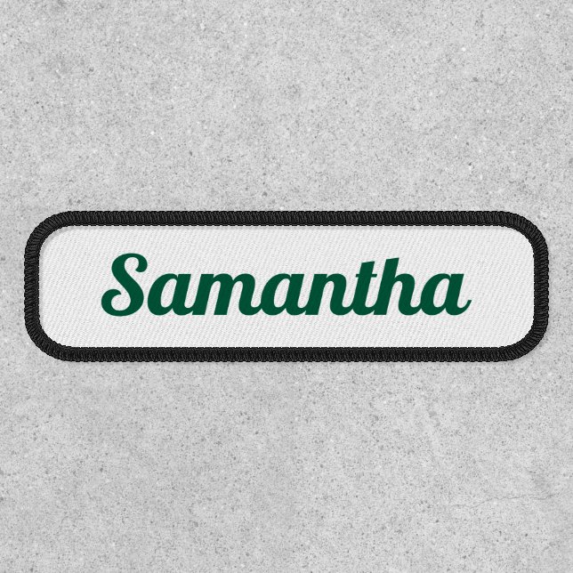 Name  Monogram Custom Patch (Front)