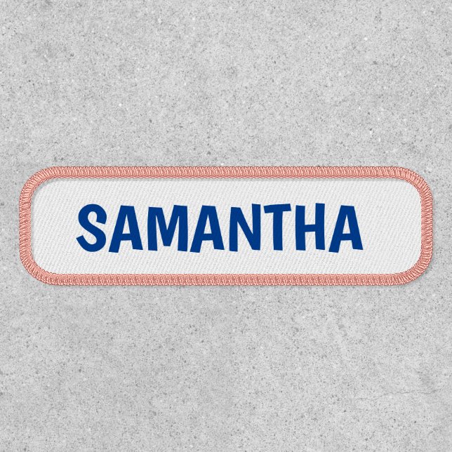 Name  Monogram Custom  Patch (Front)