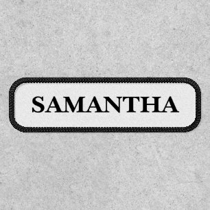 Name  Monogram Custom Personalized  Patch