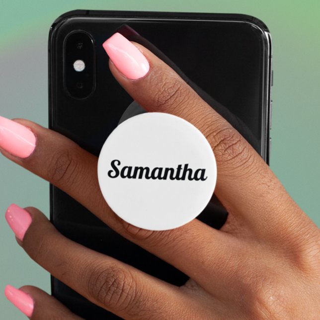 Name  Monogram Custom  PopSocket (Creator Uploaded)