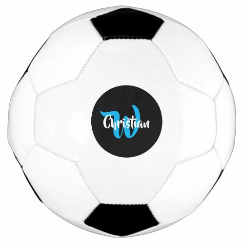 Name Monogram Customized Soccer Ball