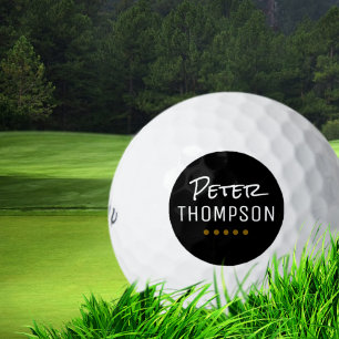 name monogram golf-ball for stylish golfplayers g golf balls