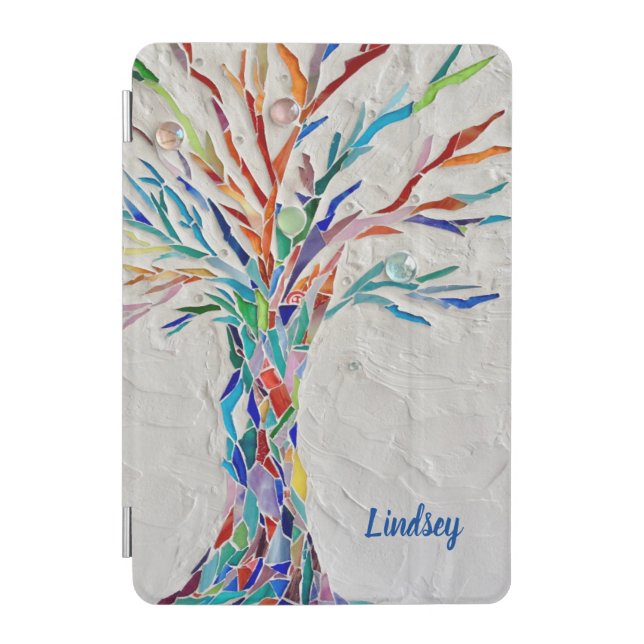 Name Monogram Tree iPad Mini Cover (Front)