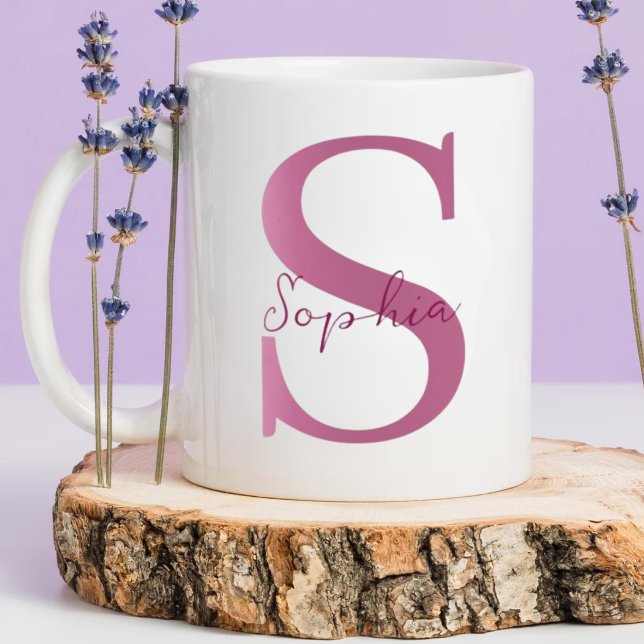 Name Mug With Initial Personalised Coffee Mug Gift (Creator Uploaded)