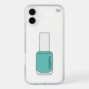 Name Nail Polish Bottle iPhone 16 Plus Case