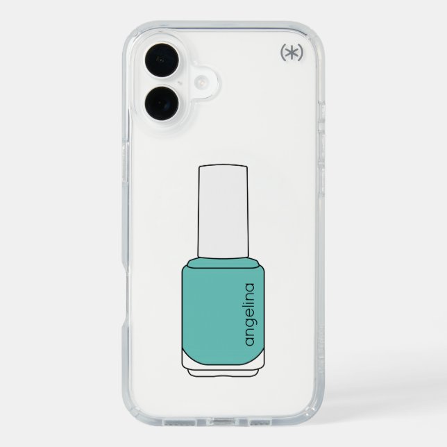 Name Nail Polish Bottle Speck iPhone Case (Front)
