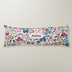 Name neutral breast pattern body pillow
