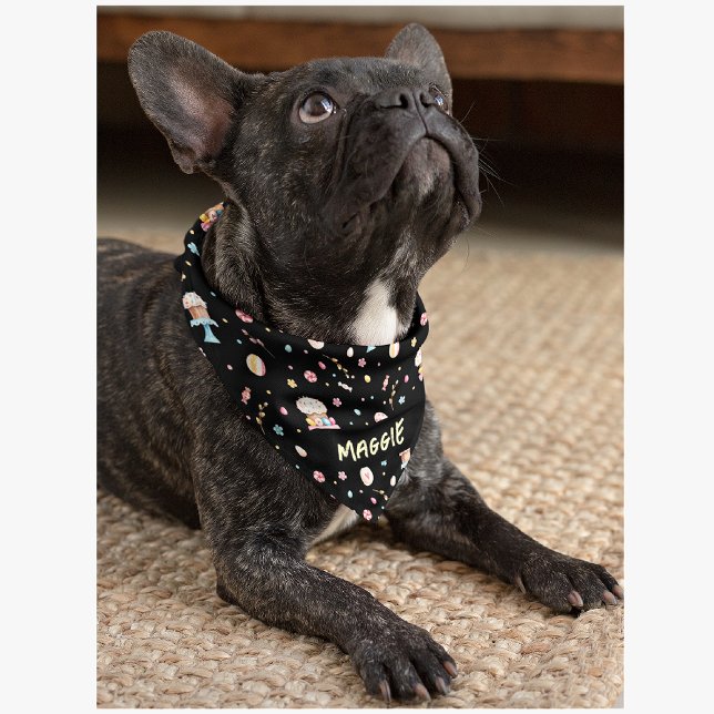 Name, New Pet Small Large Dog Easter Bandana (Creator Uploaded)