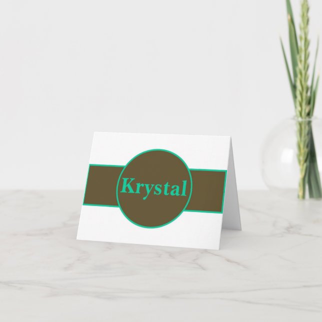 Name Note Cards (Front)