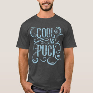 Name & Number Back Print Cool as Puck Hockey Tee