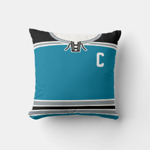 Hockey Jersey Throw Pillow