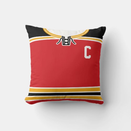 Name  Number Hockey Jersey Template Custom Pillow