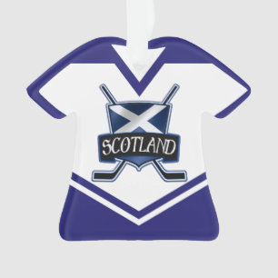 Name & Number Jersey Scotland Logo Ornament