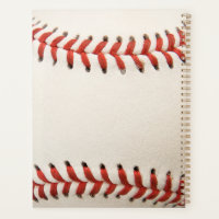 Name Number Position Custom White Baseball Notebook