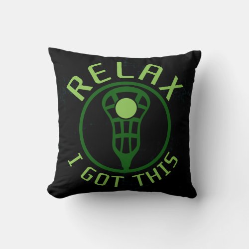 Name  Number Print Custom Lacrosse ReLAX Pillow