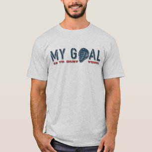 Name & Number Print Lacrosse Goalie Quote Shirsey T-Shirt
