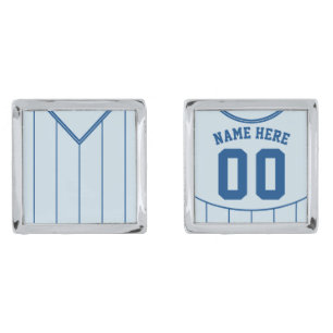 Name & Number Soccer Jersey Cuff Links