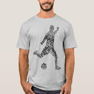 Name & Number T-Shirt Shirsey Soccer Lanuages