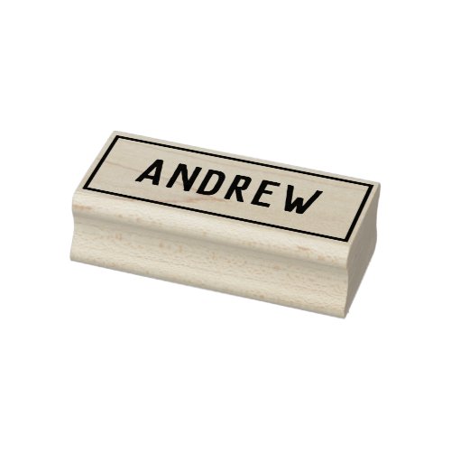 Name of Andrew Rubber Stamp
