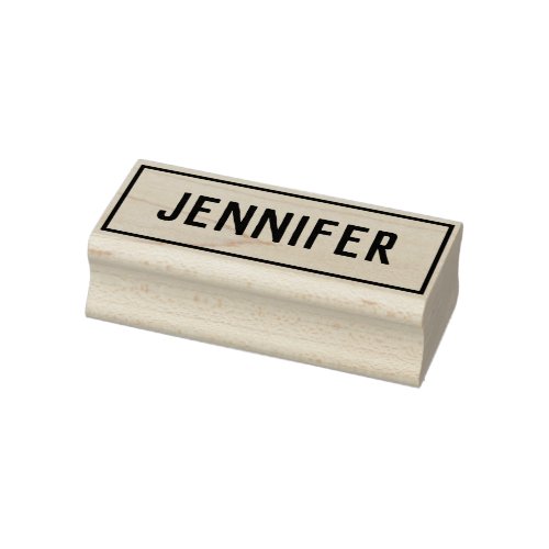 Name of Jennifer Rubber Stamp