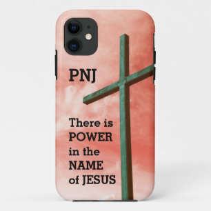 NAME OF JESUS Monogram Christian iPhone 11 Case