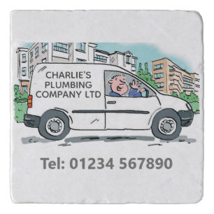 Name on Delivery Van. Home Delivery Company Trivet