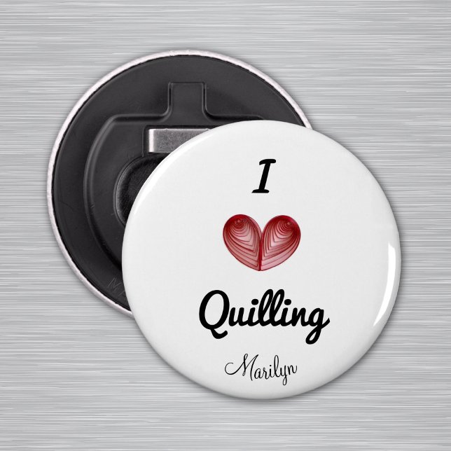 Name on (I heart) Your_Word Magnet Bottle Opener (Creator Uploaded)