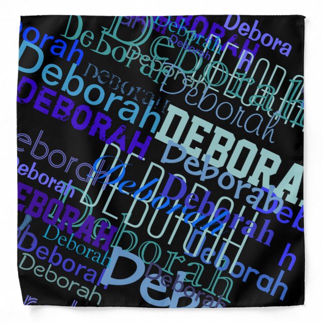 name pattern maker bandana (Front)