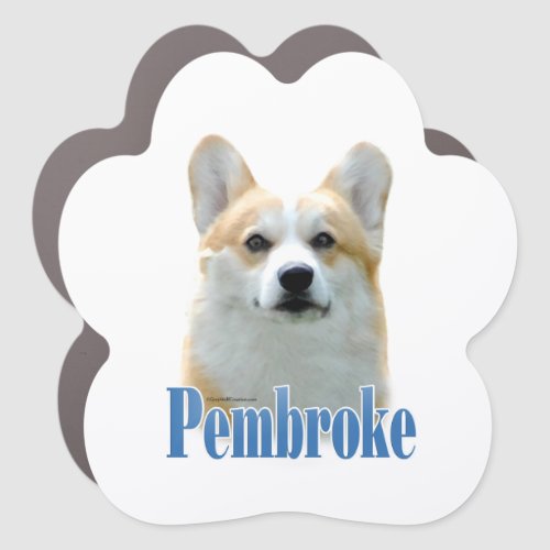 Name Pembroke Welsh Corgi  Car Magnet