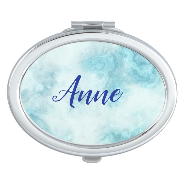 Name, Personalized Custom Compact Mirror (Front)