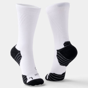 Name personalized sock black&white