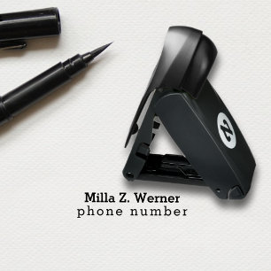 Name & Phone Number Pocket Stamp