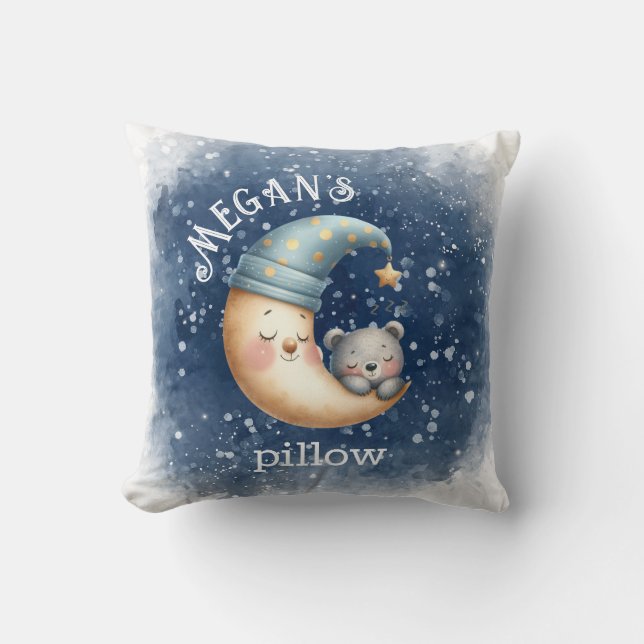 Name pillow - BEAR -  Throw Pillow 16" x 16" (Front)