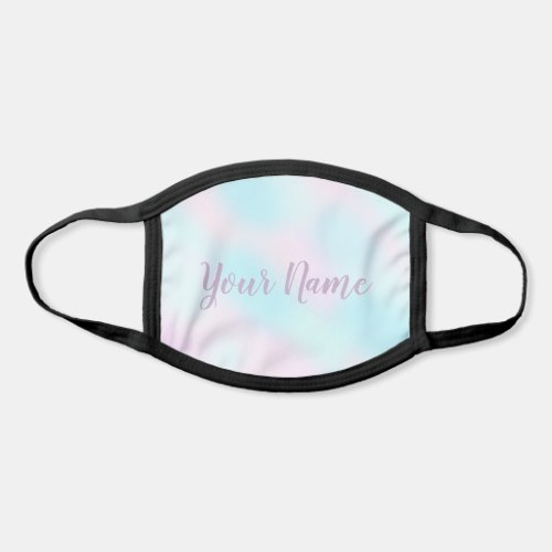 Name Pink Color Therapy Holographic Cotton Face Mask