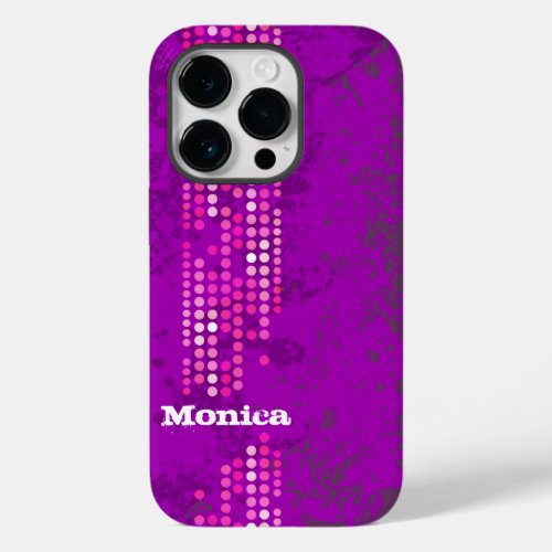 Name pink purple surf style case