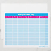 Name, Place, Animal, Thing Word Game (Front/Back)