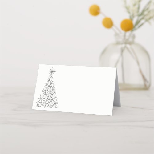 Name Place Card_Christmas Tree Place Card