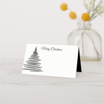 Name Place Card-christmas Tree Place Card by photographybydebbie at Zazzle