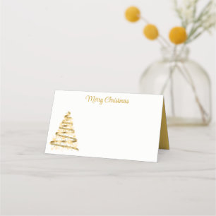 Name Place Card-Christmas Tree Place Card