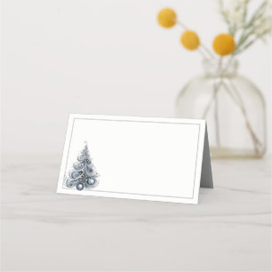 Name Place Card-Christmas Tree Place Card