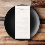 Name Place Card | Menu | Simple Wedding Menus<br><div class="desc">Name Place Card | Menu | Simple Wedding Menus.</div>