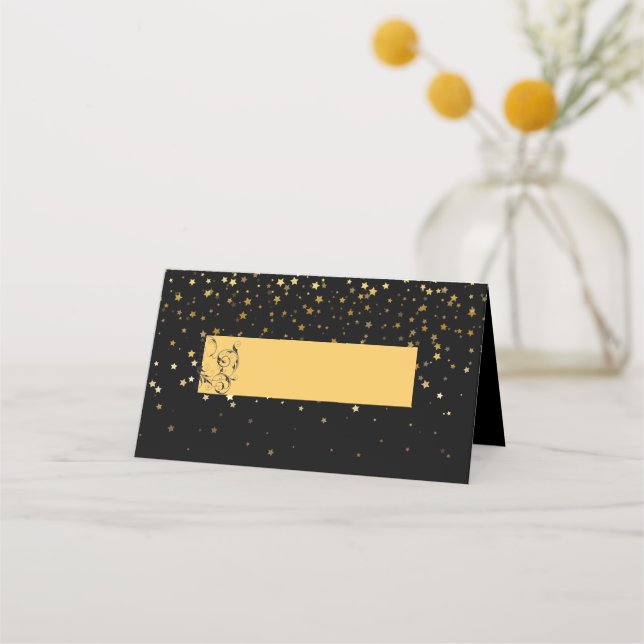 Name Place Card-Starry Night Card (Front)