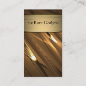 Name Plate Business Card by EnKore at Zazzle