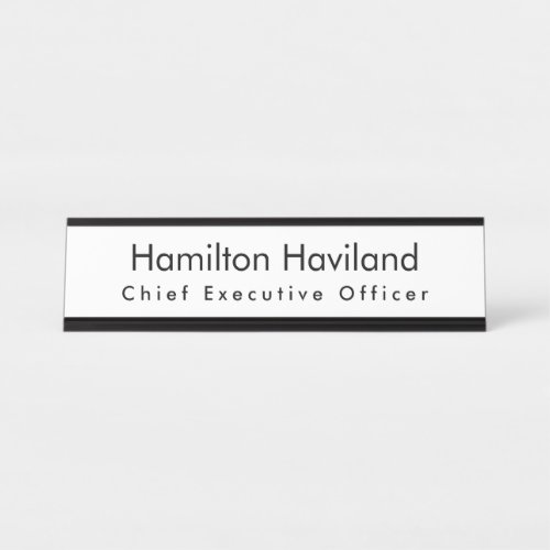 Name Plate for Desk or Wall HAMbyWG